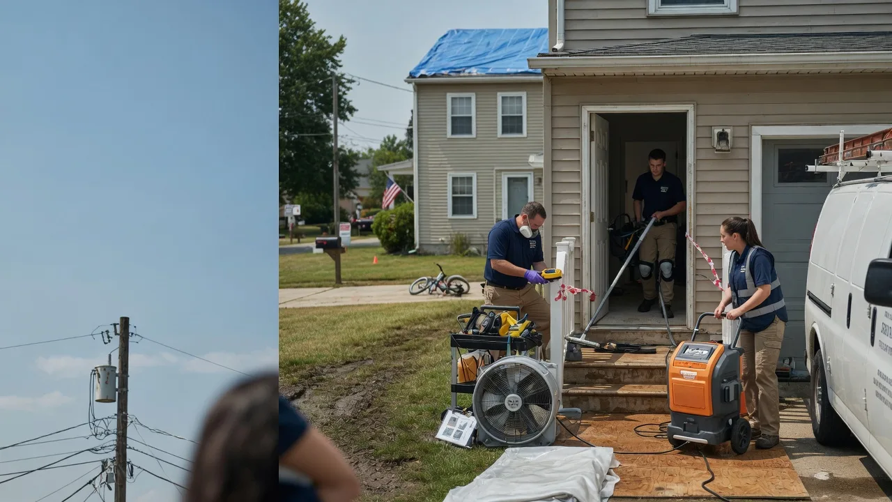 Water Damage Repair in Fairchild, WI near me